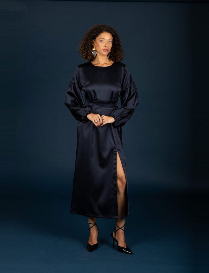 Ericka dress blue