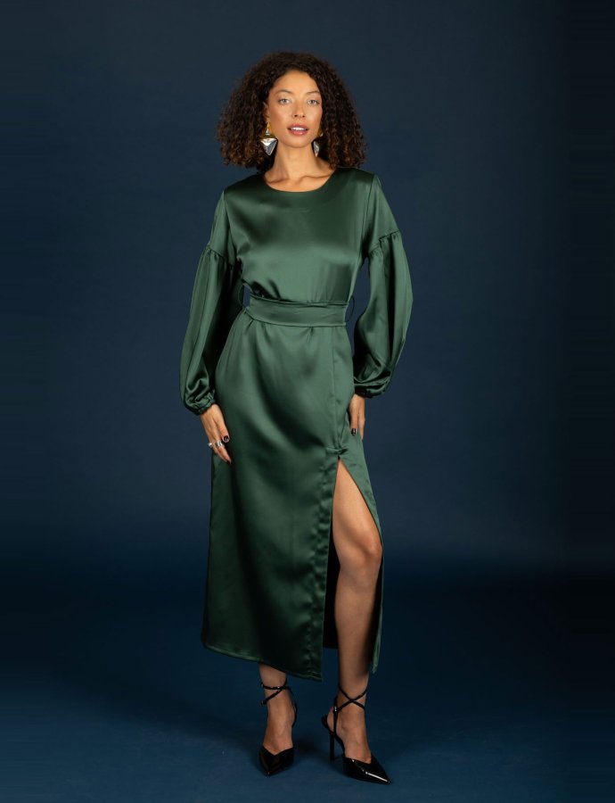 Ericka dress green