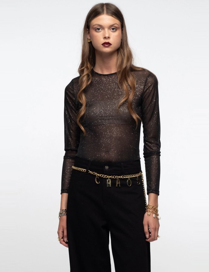 Glittering bodysuit
