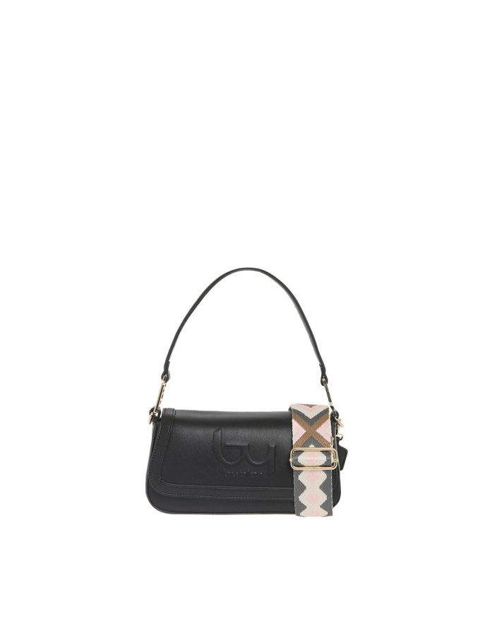 Granati shoulder flap bag black