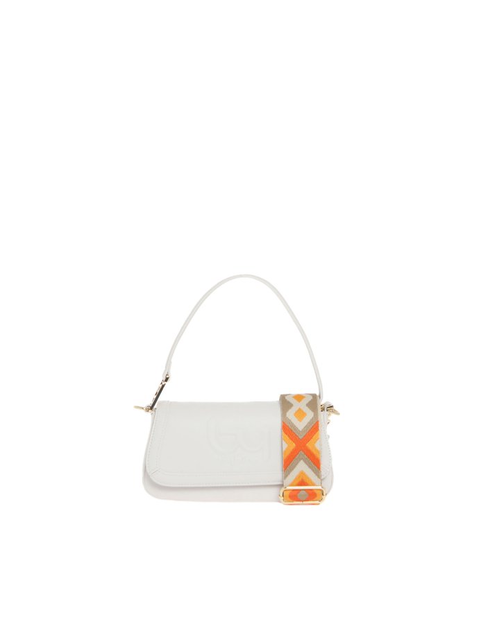 Granati shoulder flap bag ivory