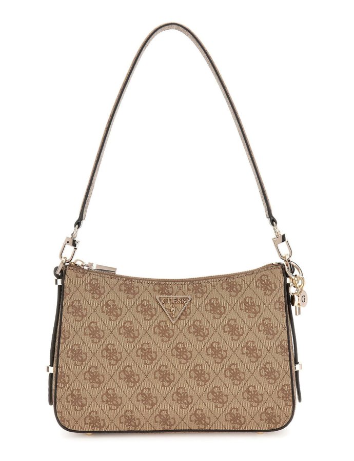 Eco Erica shoulder bag latte logo