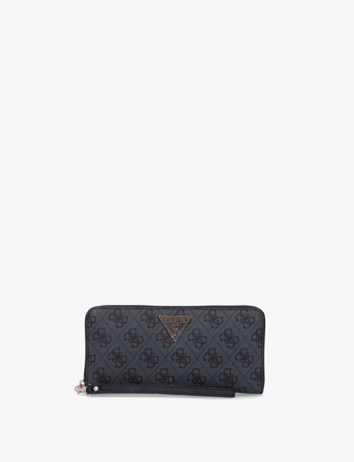 Laurel maxi wallet coal logo