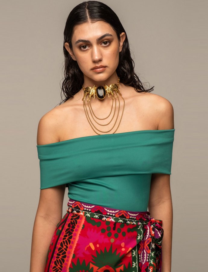 Harmony top green
