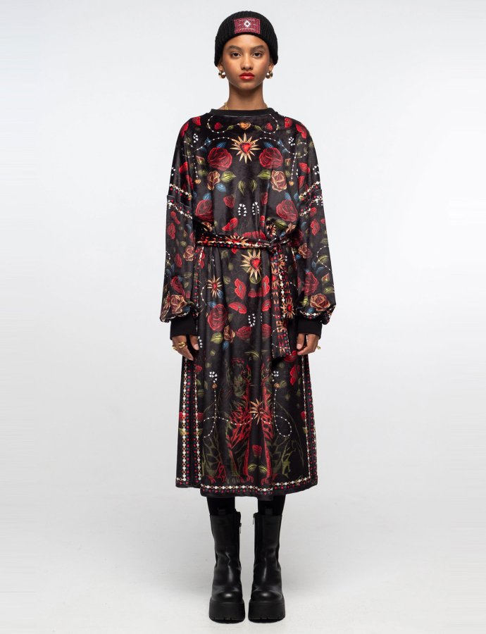 Heirloom long velvet dress