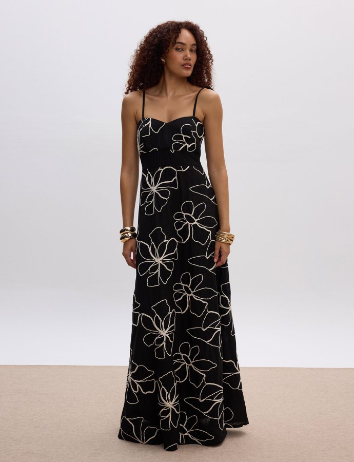 Herene embroidered dress