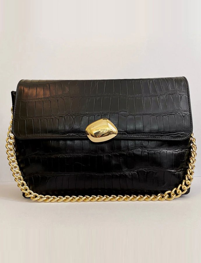 Ciara large bag black croco