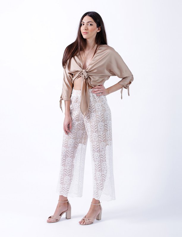 Memoir lace pants