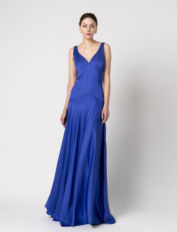 Ivy dress midnight blue