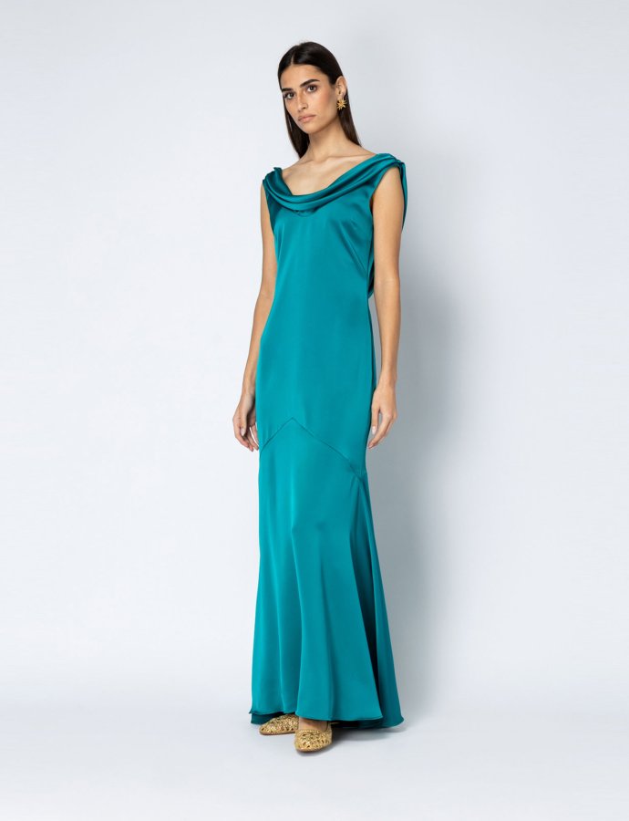 Jade dress teal
