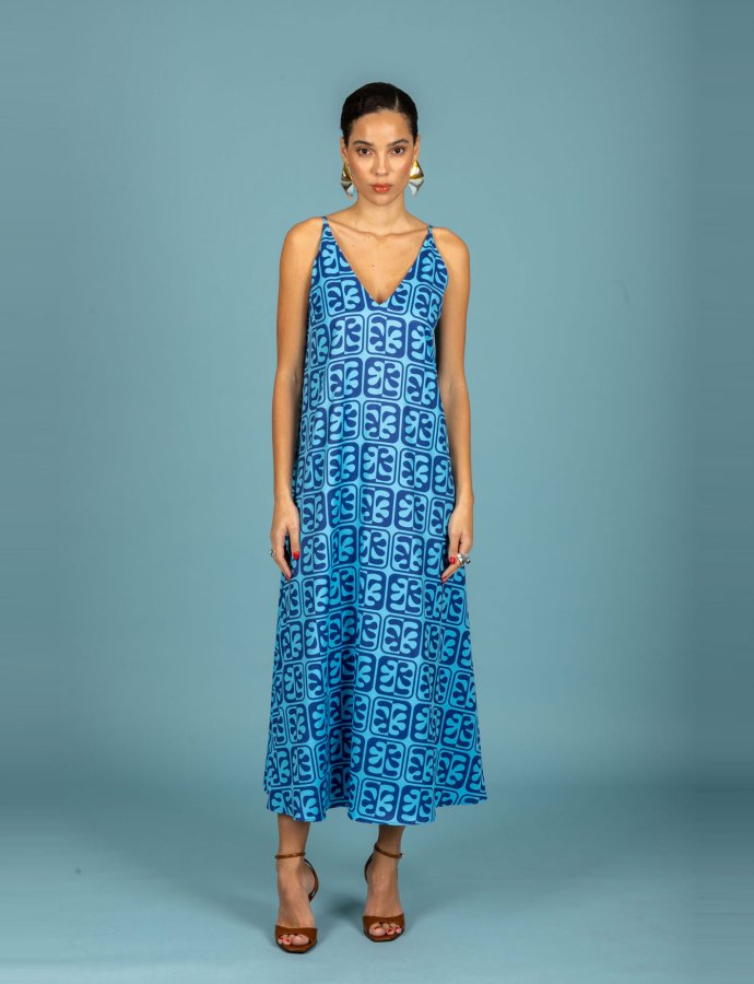 Javier oversize dress ciel