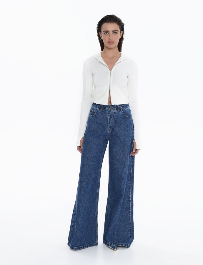 Jennifer denim pants mid blue
