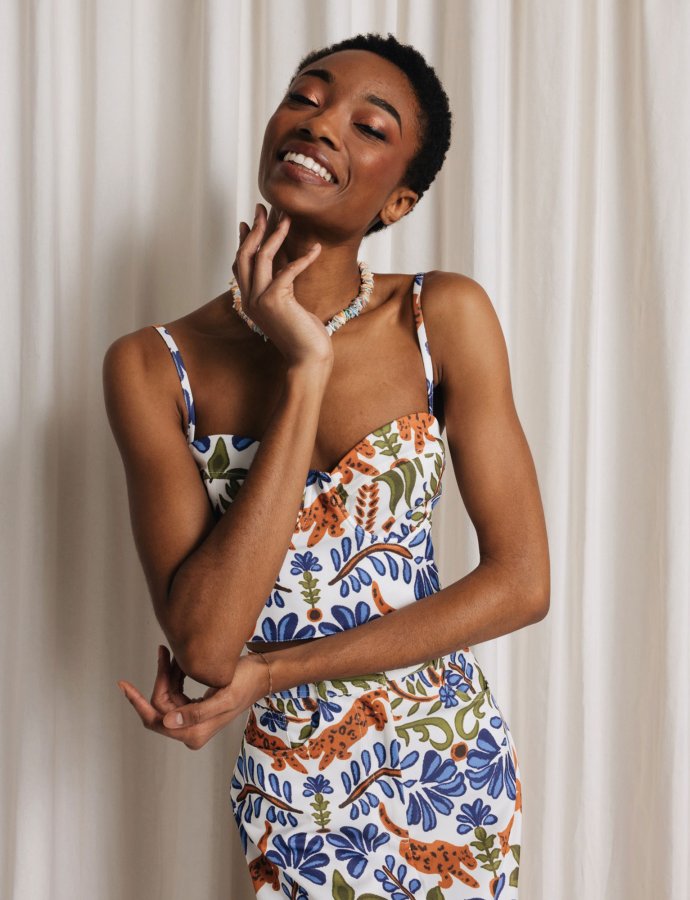 Kaia bustier top