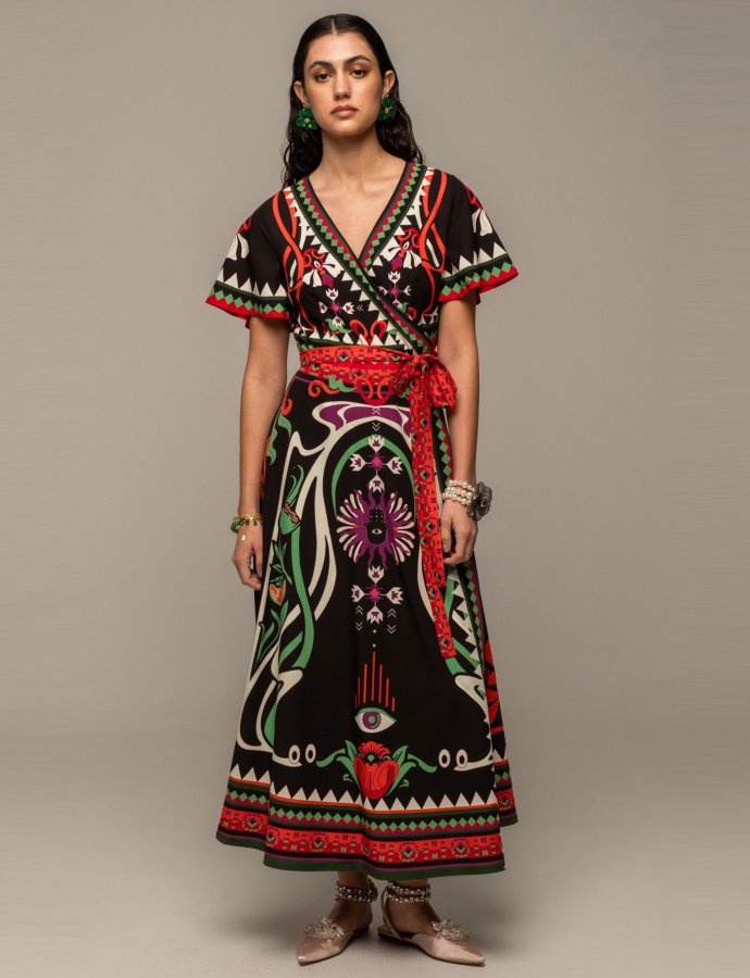 Kindred wrap dress