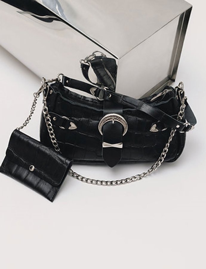 Kiss of life bag black-nickel
