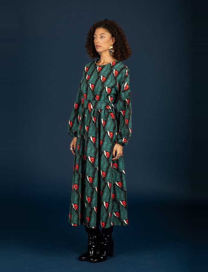 Kristen dress red