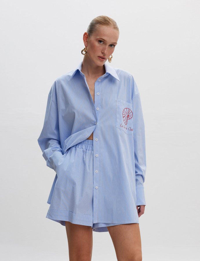 La vie en ciel ciel stripes shirt