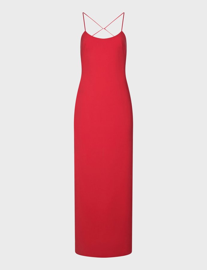 Lava long dress red