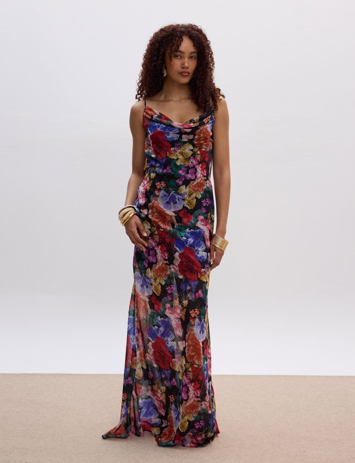 Layla backless maxi dress