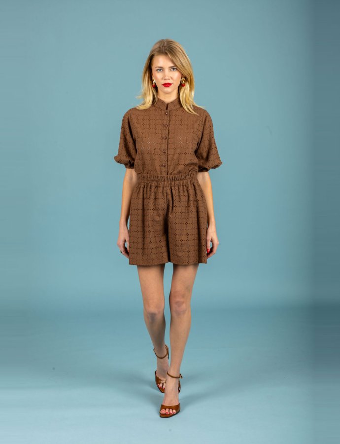 Leora shorts chocolate