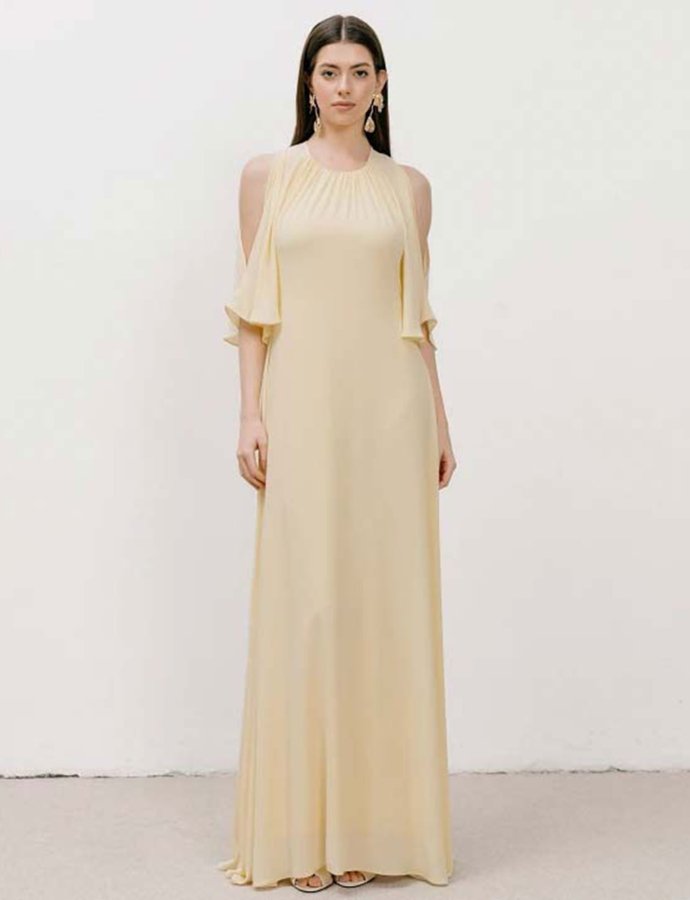 Light dress soft yellow
