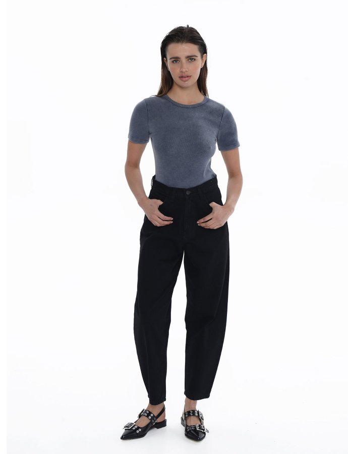 Lima denim pants black
