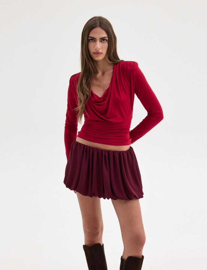 Louise top red