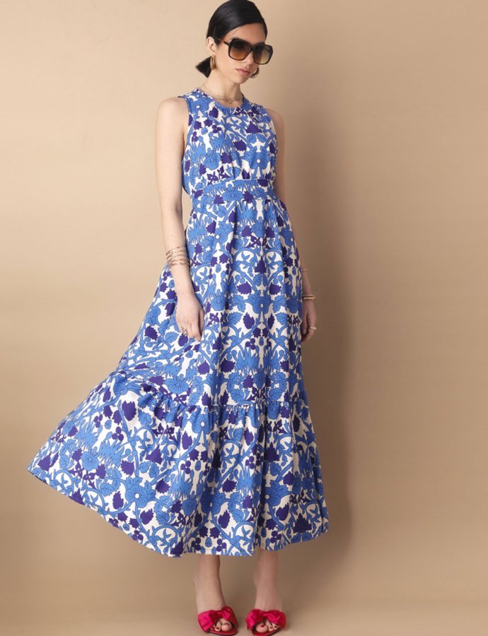Lucia dress blue
