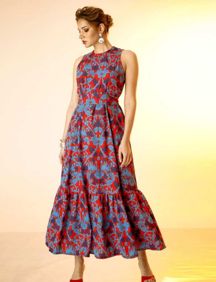 Lucia dress red