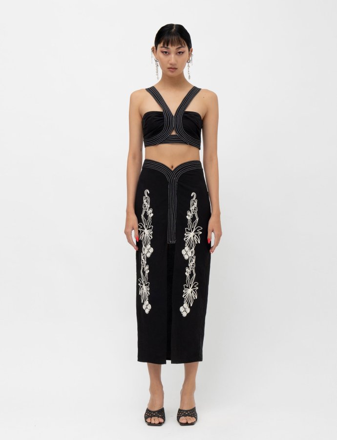 Lunar skirt black