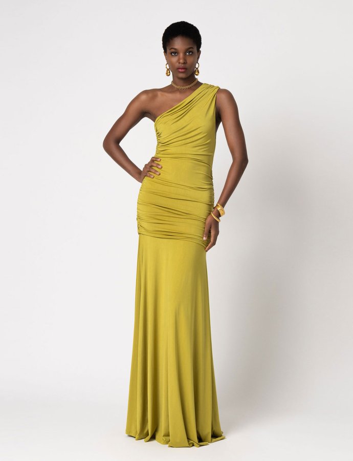 Lydia dress lime