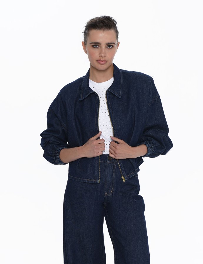 Madison denim jacket ocean blue