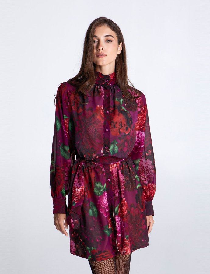 Marbelle mini dress with belt