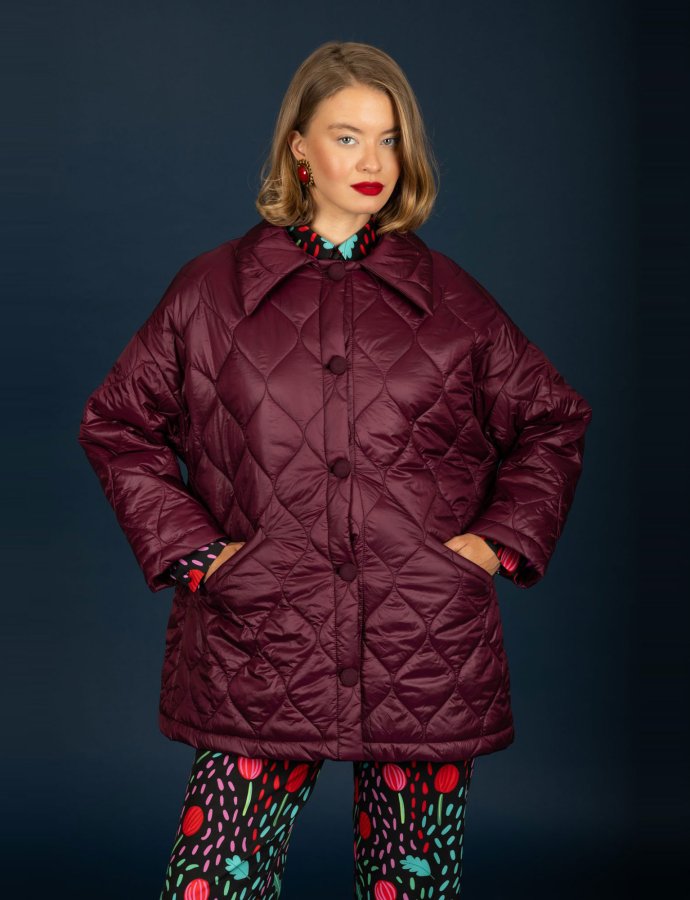 Marcus puffer coat bordeaux