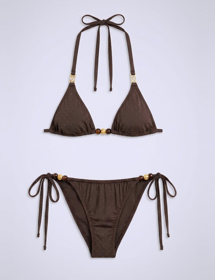 Mariposa brown polka dot bikini
