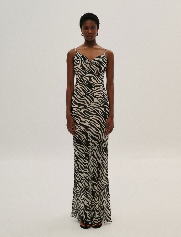 Maxi dress animal print