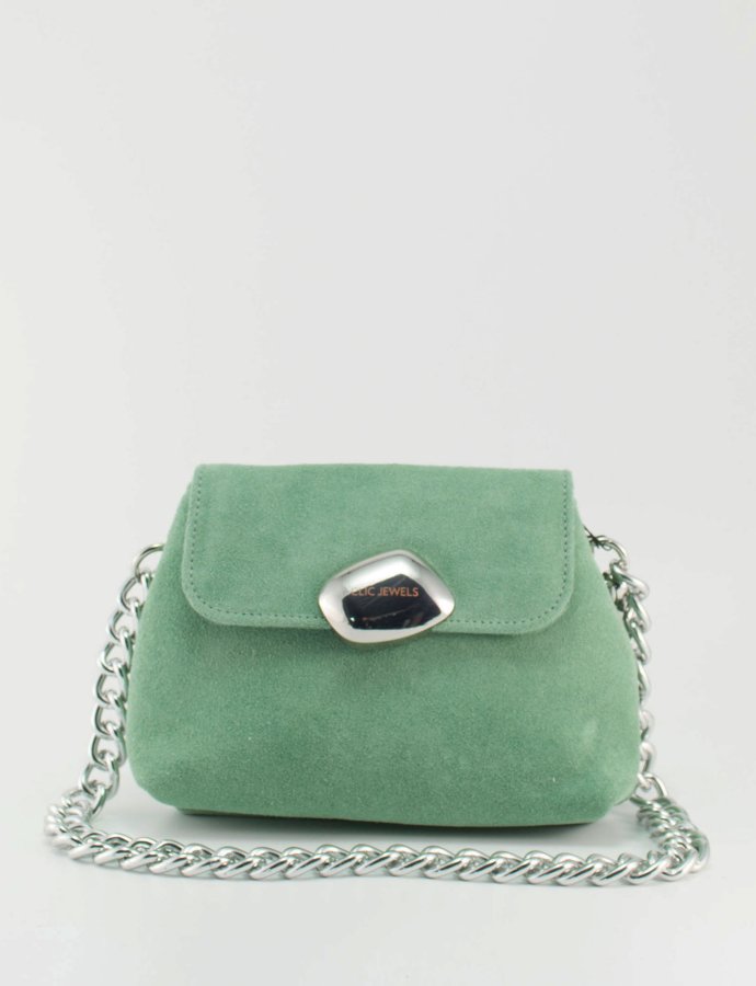 Maya mini bag mint suede