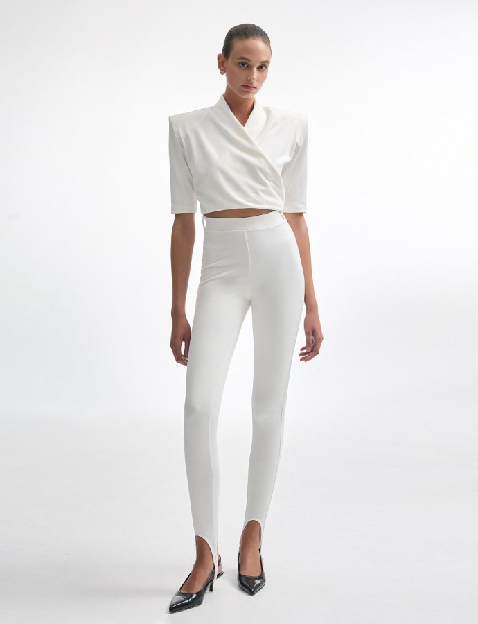 Melanie leggings off white