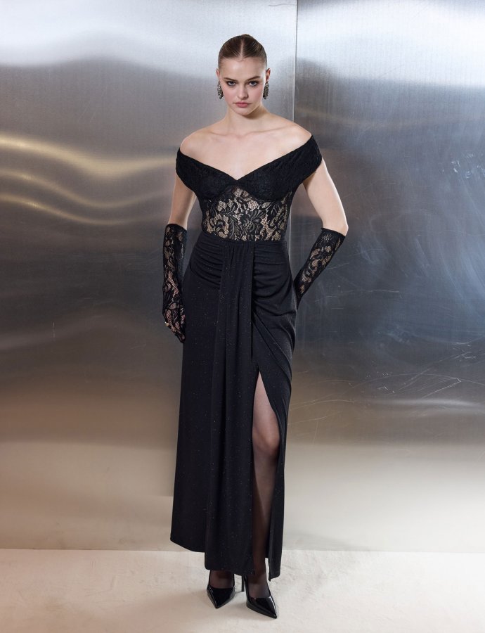 Midnight allure skirt black