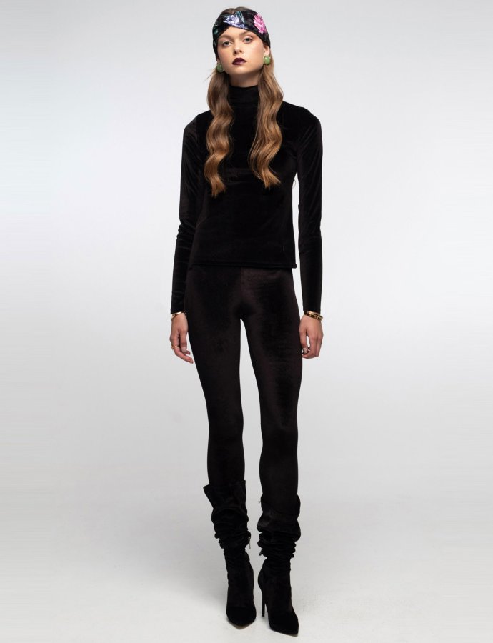 Midnight leggings velvet