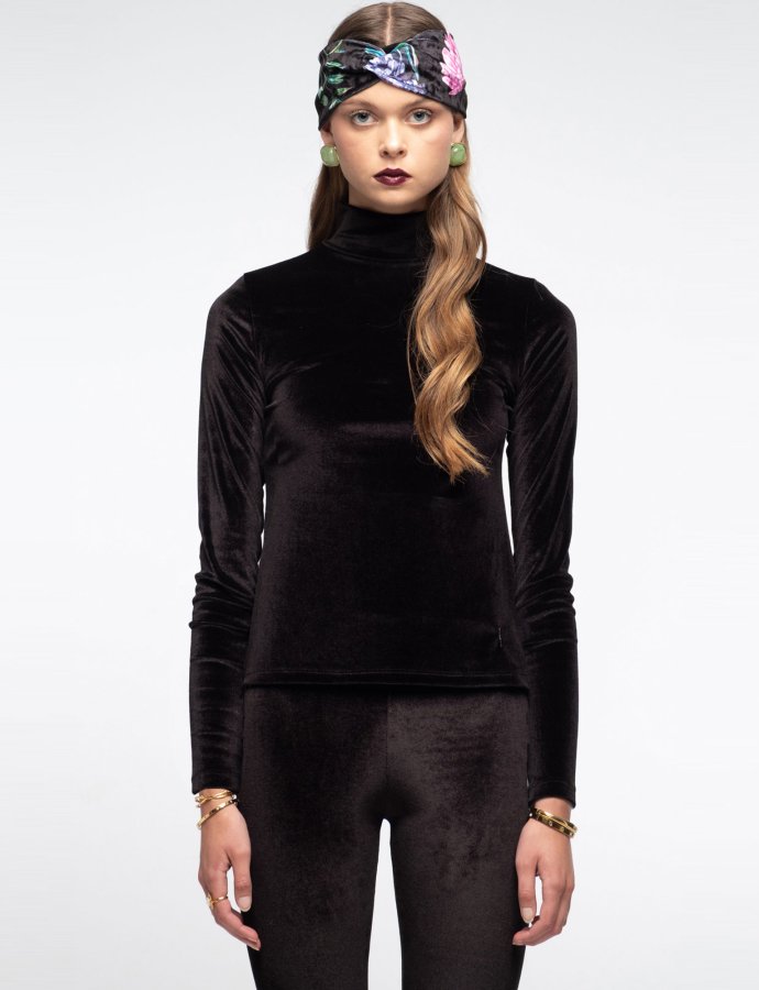 Midnight top velvet