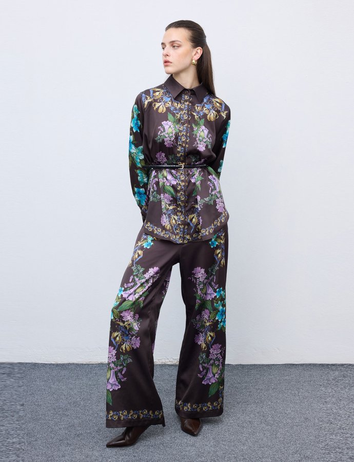 Mocha blossom  pyjama set