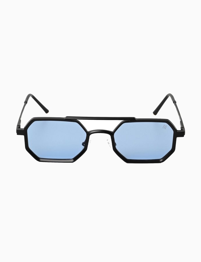 Moda matt black/blue sunglasses