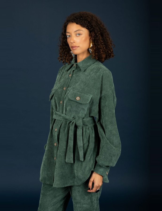 Morris oversize shirt forest