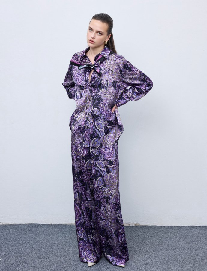 Mosaic anthesis mauve pyjama set