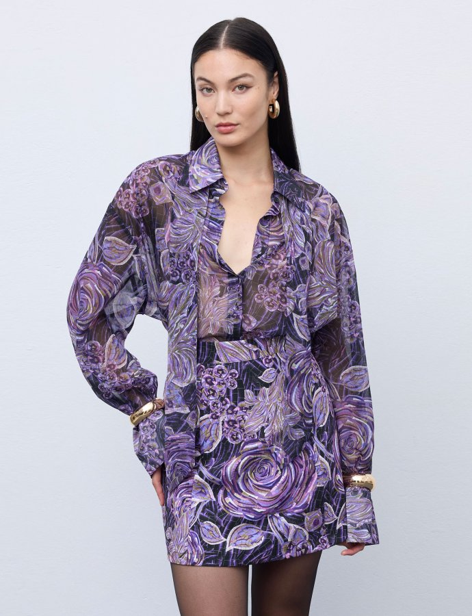 Mosaic anthesis mauve shirt