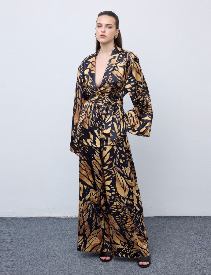 Mosaic butterfly pyjama set