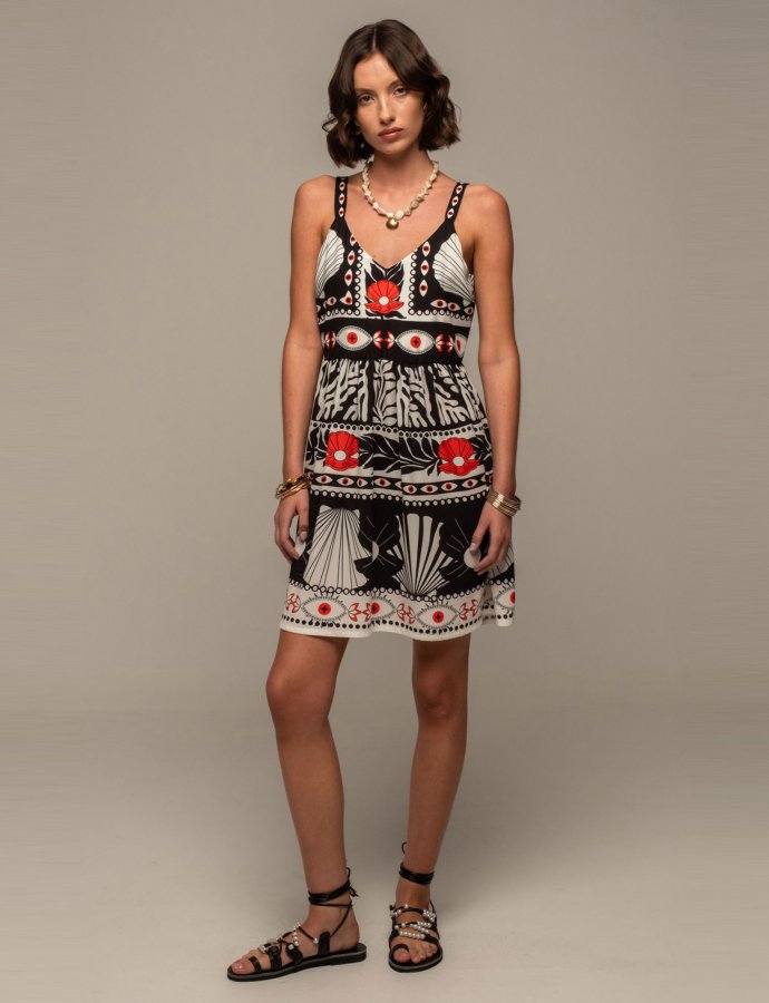 Oceanic short dress