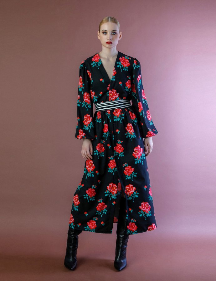Olivia dress roses
