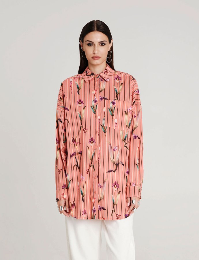 Orchid shirt coral